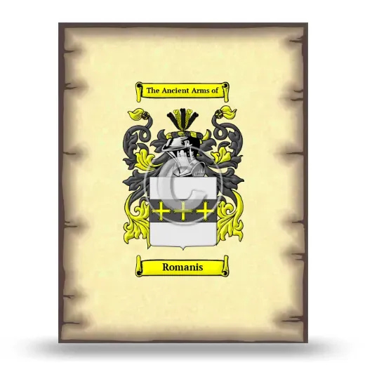 Romanis Coat of Arms Print