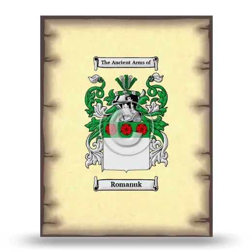Romanuk Coat of Arms Print