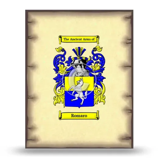 Romaro Coat of Arms Print