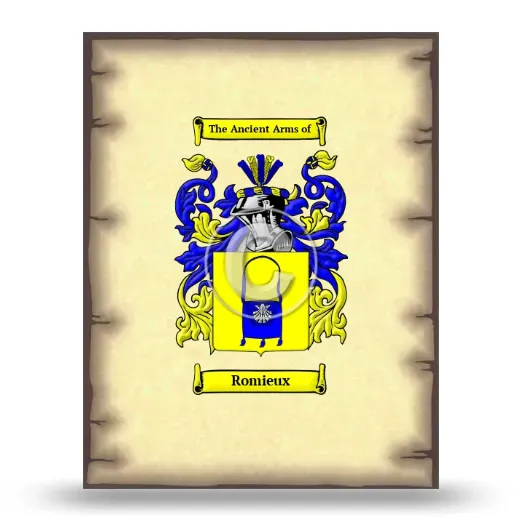 Romieux Coat of Arms Print