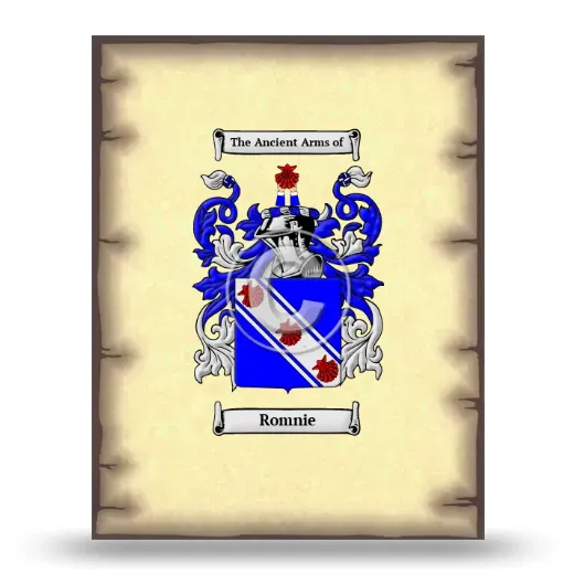 Romnie Coat of Arms Print