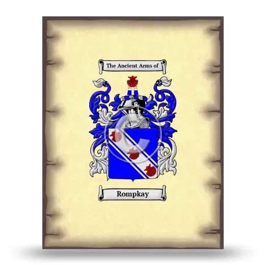 Rompkay Coat of Arms Print