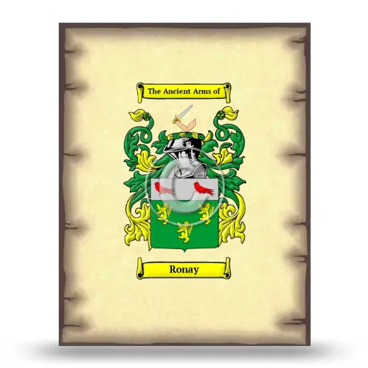 Ronay Coat of Arms Print