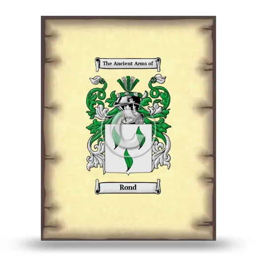 Rond Coat of Arms Print