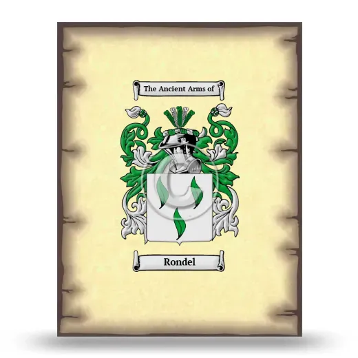 Rondel Coat of Arms Print