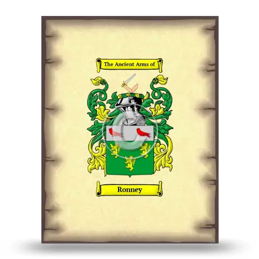 Ronney Coat of Arms Print