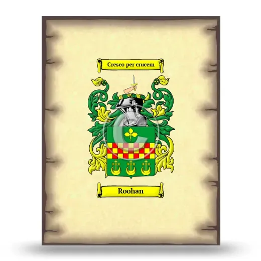 Roohan Coat of Arms Print