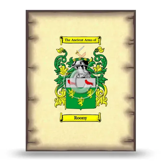 Roony Coat of Arms Print