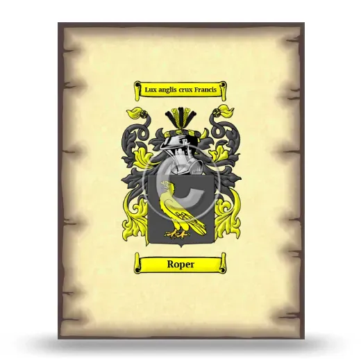 Roper Coat of Arms Print