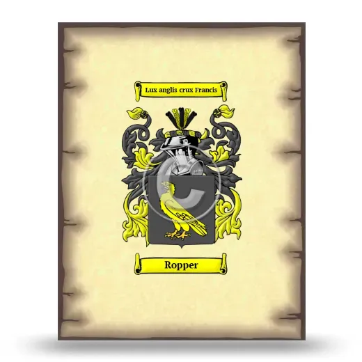 Ropper Coat of Arms Print