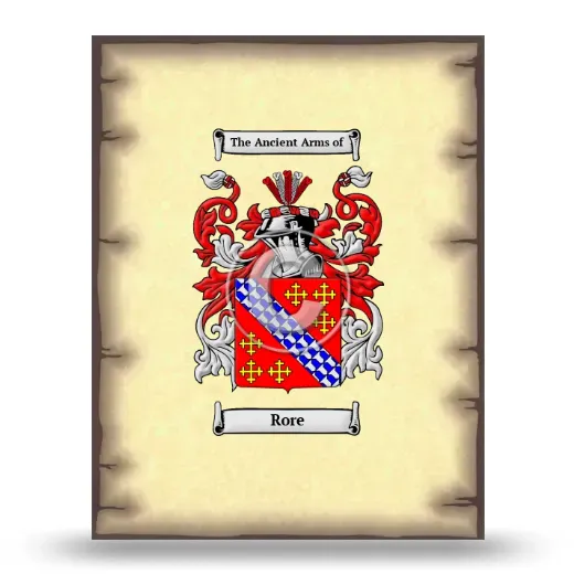 Rore Coat of Arms Print