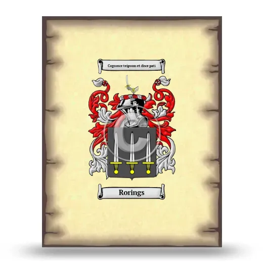 Rorings Coat of Arms Print