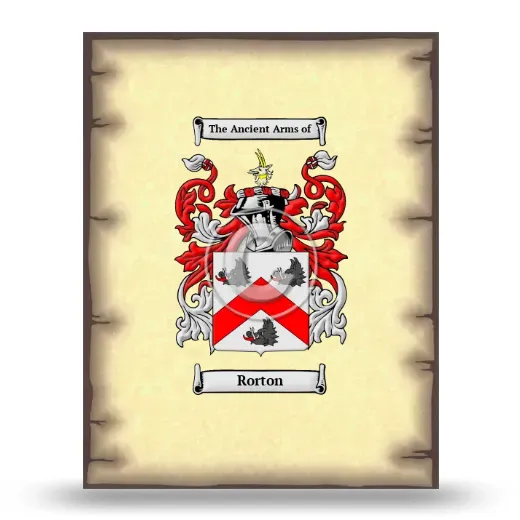 Rorton Coat of Arms Print