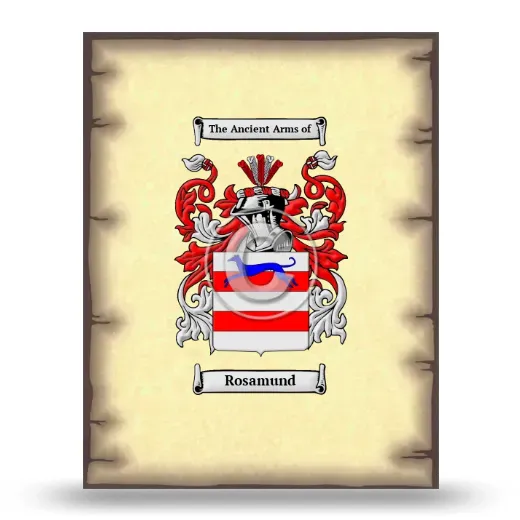 Rosamund Coat of Arms Print