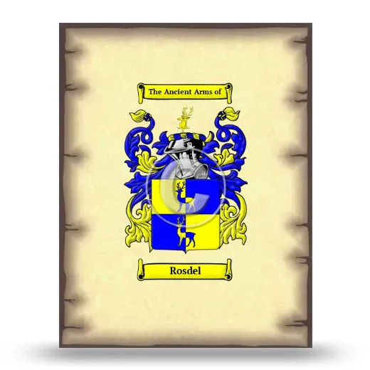 Rosdel Coat of Arms Print