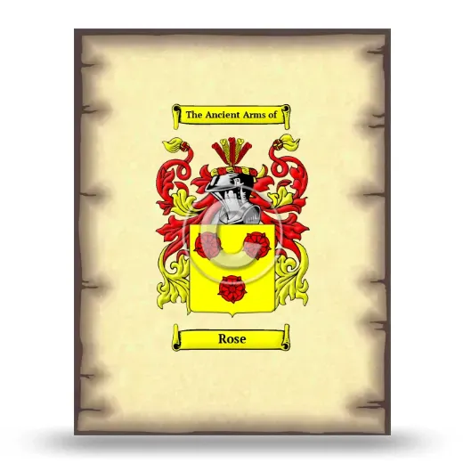 Rose Coat of Arms Print