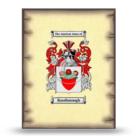Roseborough Coat of Arms Print