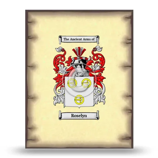 Roselyn Coat of Arms Print