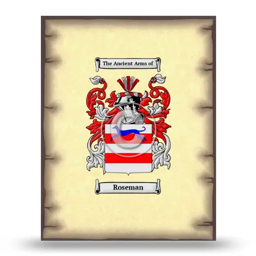 Roseman Coat of Arms Print