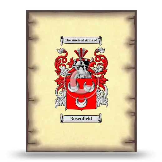 Rosenfield Coat of Arms Print