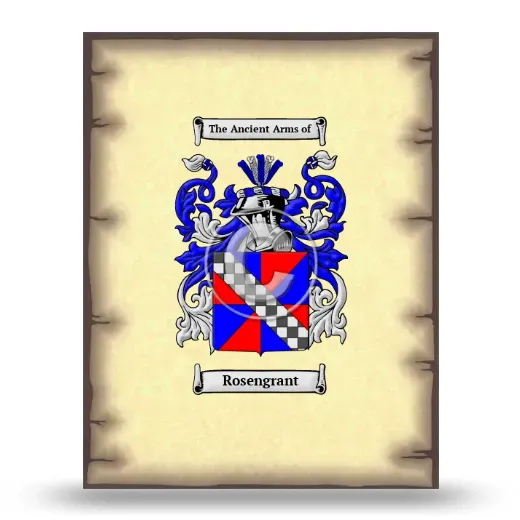 Rosengrant Coat of Arms Print