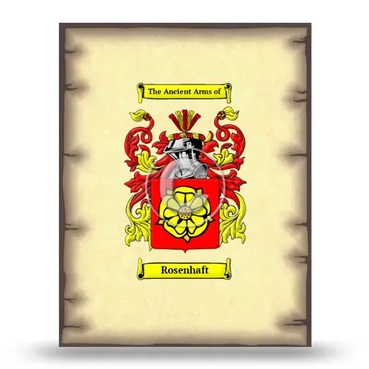 Rosenhaft Coat of Arms Print