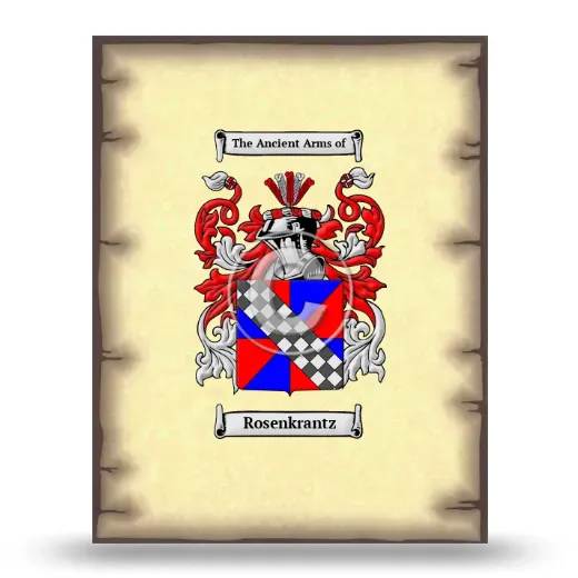 Rosenkrantz Coat of Arms Print