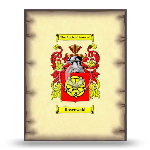 Rosenwald Coat of Arms Print