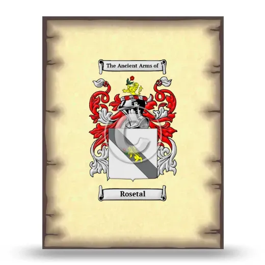Rosetal Coat of Arms Print