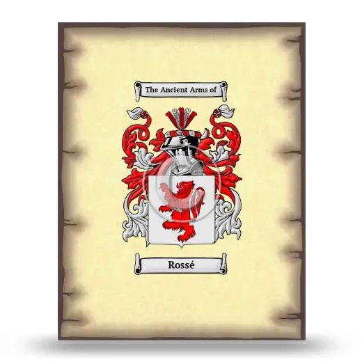 Rossé Coat of Arms Print