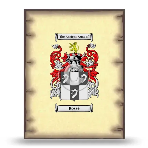 Rossé Coat of Arms Print