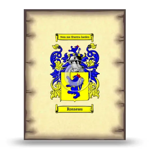 Rosseau Coat of Arms Print