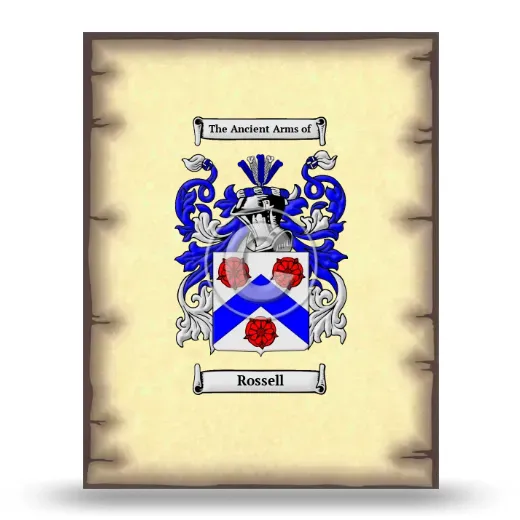 Rossell Coat of Arms Print