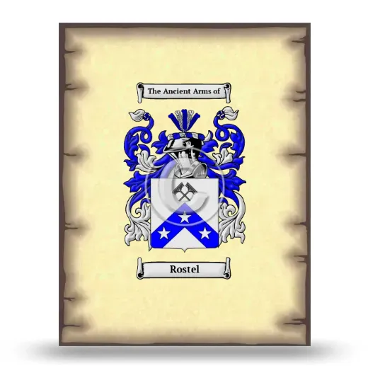 Rostel Coat of Arms Print