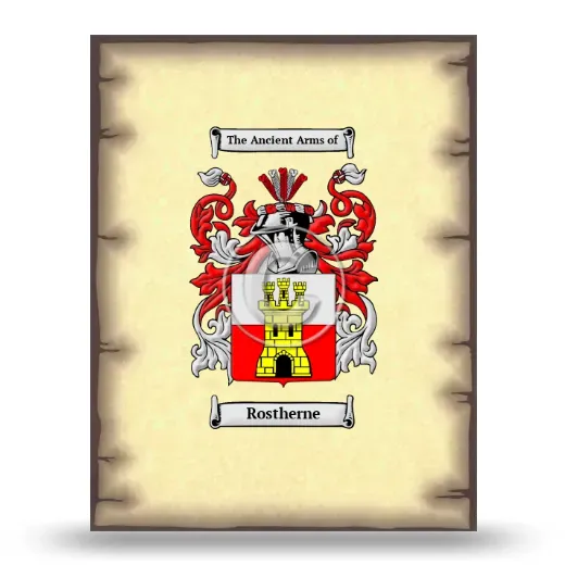 Rostherne Coat of Arms Print