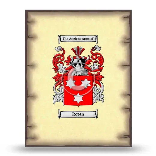 Roten Coat of Arms Print