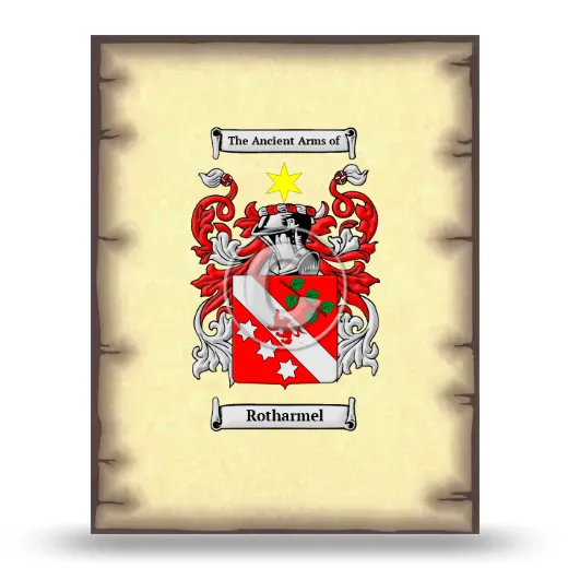 Rotharmel Coat of Arms Print