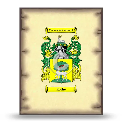 Rothe Coat of Arms Print