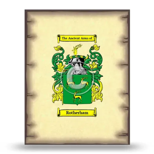 Rotherham Coat of Arms Print