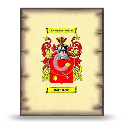 Rothstein Coat of Arms Print
