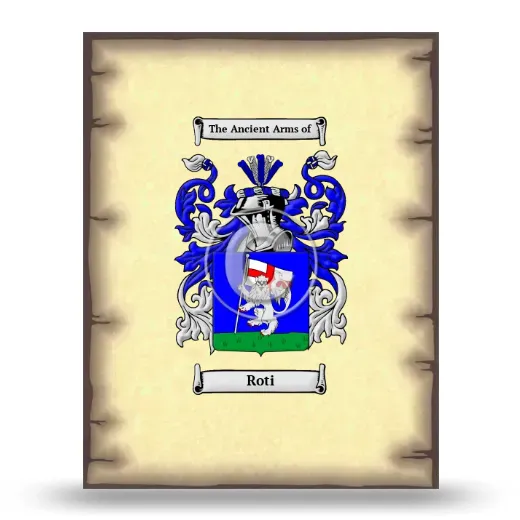 Roti Coat of Arms Print