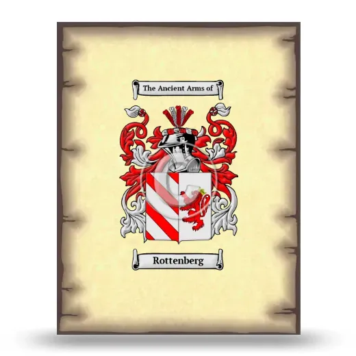Rottenberg Coat of Arms Print