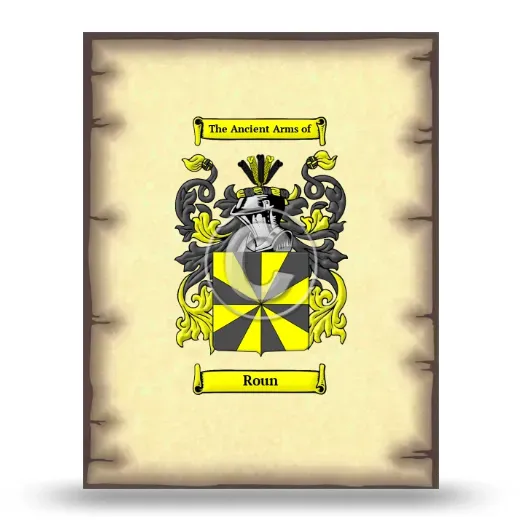 Roun Coat of Arms Print