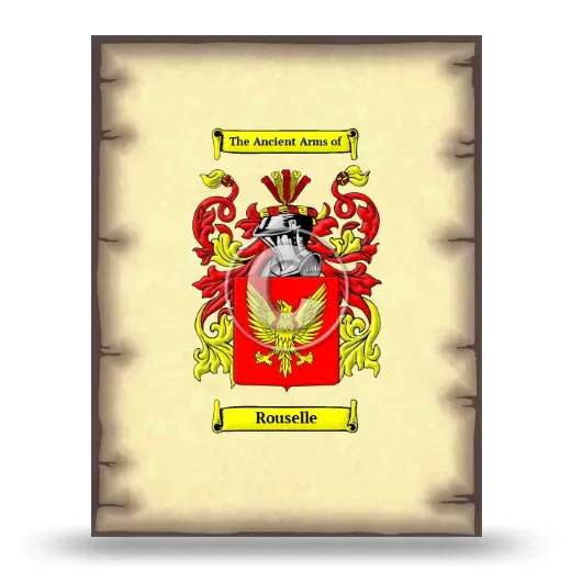 Rouselle Coat of Arms Print
