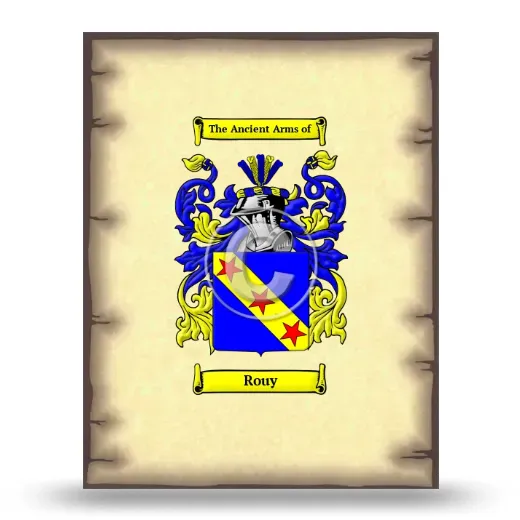 Rouy Coat of Arms Print