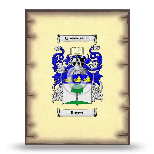 Rovert Coat of Arms Print