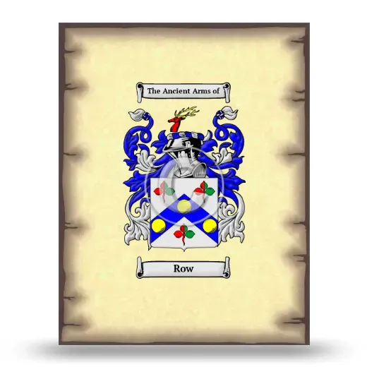 Row Coat of Arms Print