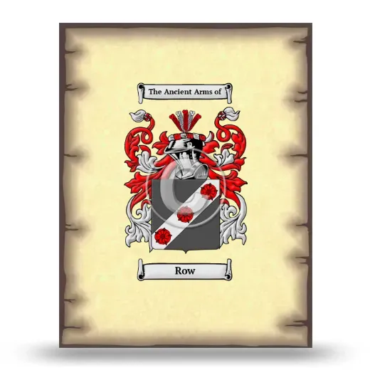 Row Coat of Arms Print