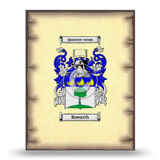 Rowarth Coat of Arms Print