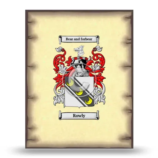 Rowly Coat of Arms Print